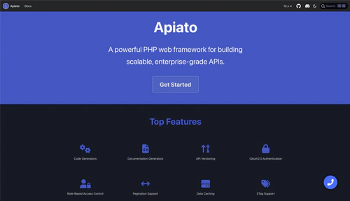 Apiato - API Framework, Docs project