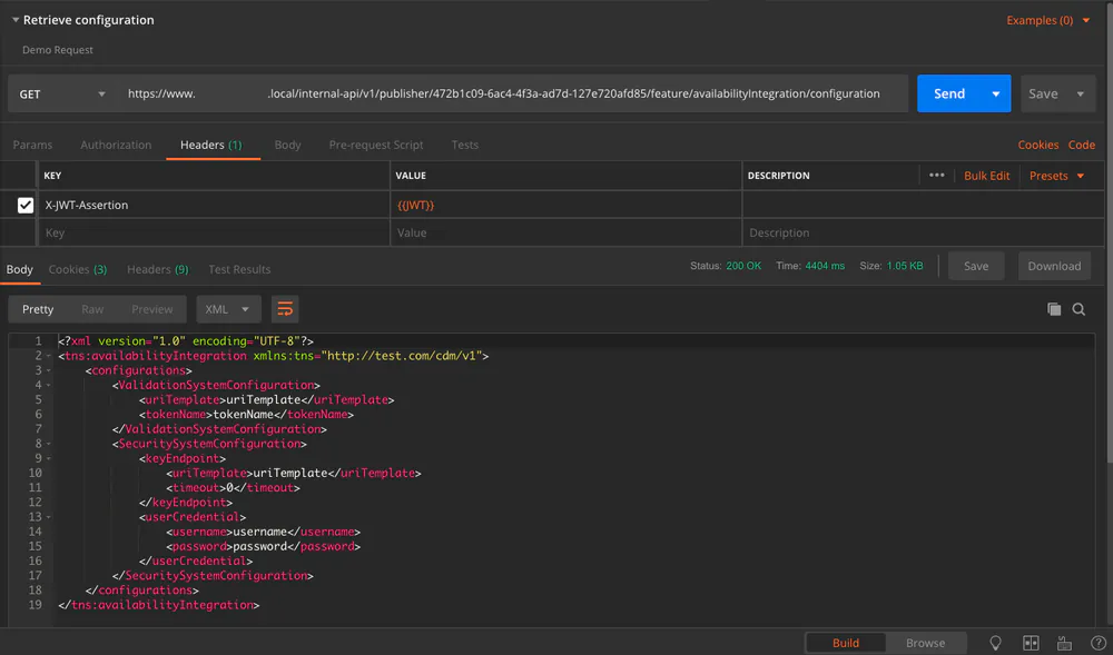 MG Config-waiter - Screenshot 1 - API, DevOps Tool project
