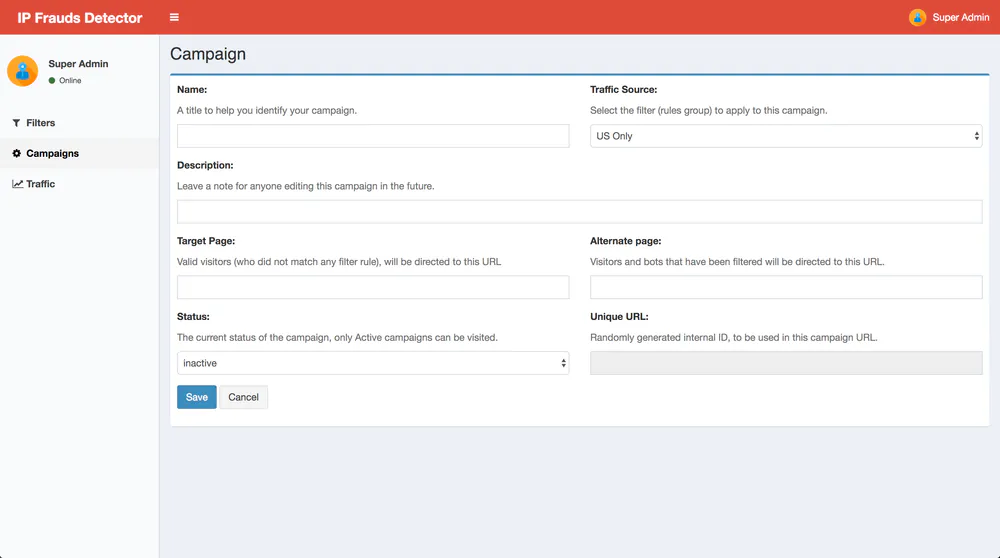 VS Frauds Detector - Screenshot 1 - API project