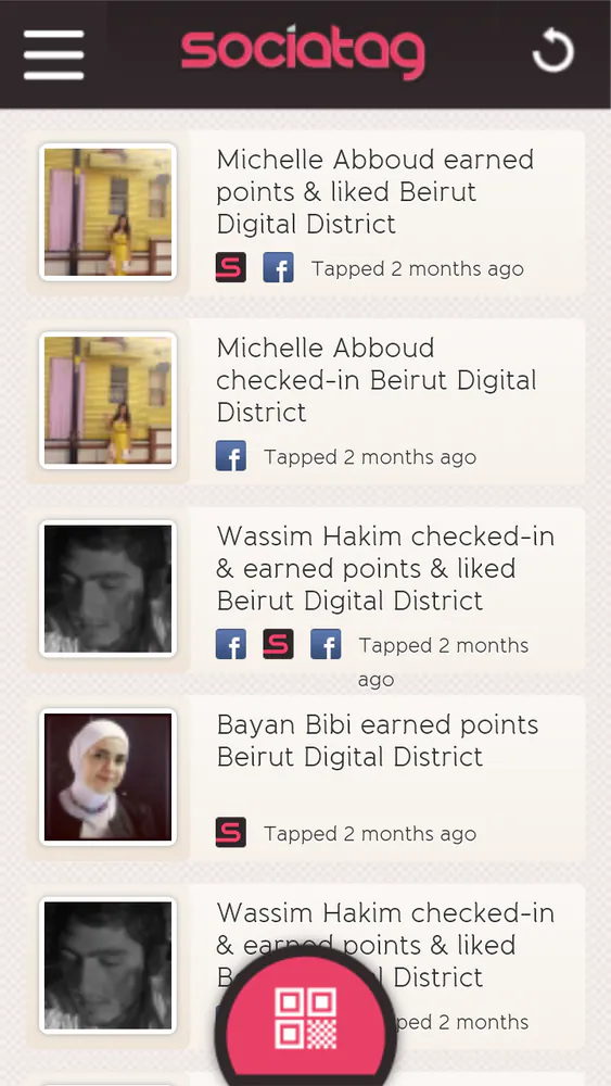Sociatag Mobile - Screenshot 1 - Mobile App project