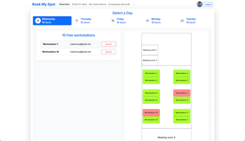 ST Booking Manager - Web App project