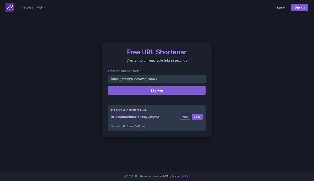 MG LinkBox - Screenshot 1 - Web App project