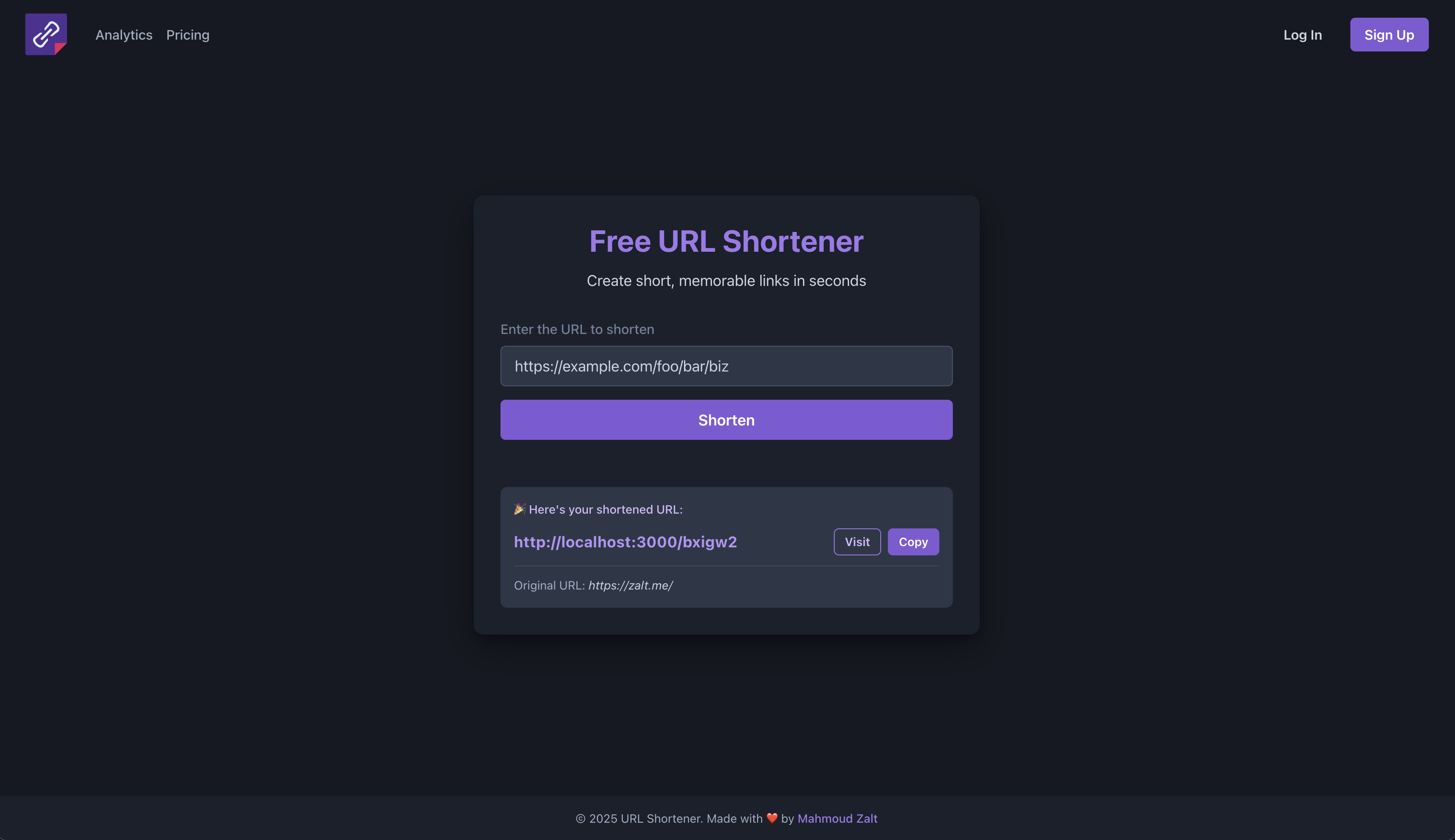 URL Shortener